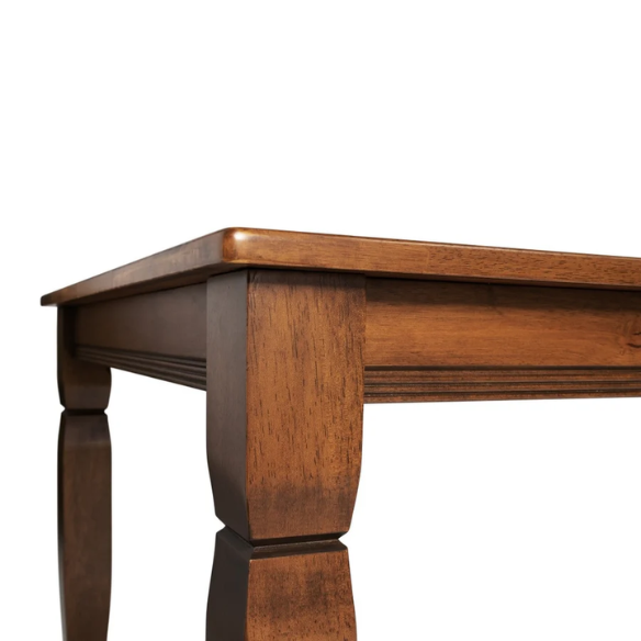 Classic Wood Dining Table with Sculpted Decorative Legs – Timeless Elegance & Durability for Every Dining Occasion