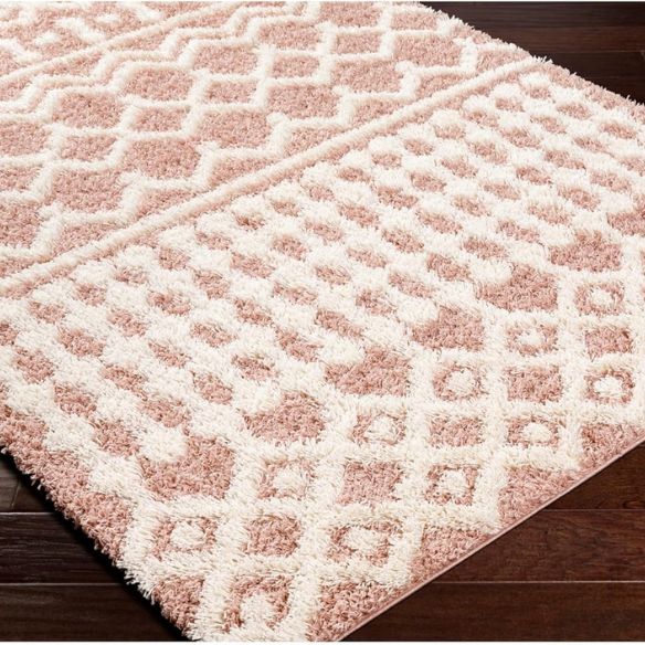 Soft Cozy Woven Shag Bohemian Tribal Area Rug