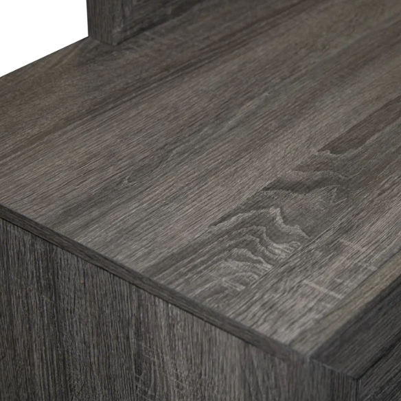 Chic Grey Wooden 4-Piece Twin Bedroom Set: Contemporary Style Meets Cozy Comfort