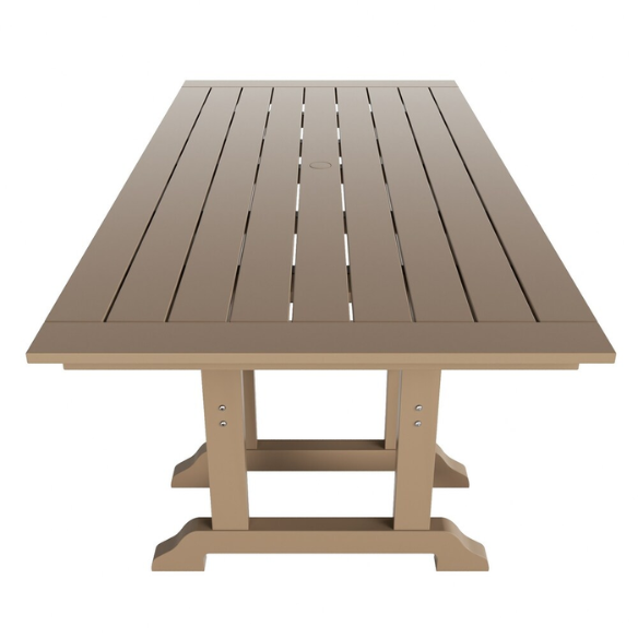 7-Piece Eco-Friendly All-Weather Outdoor Dining Set with Armchairs – Comfortable, Stylish, and Durable for Your Patio or Backyard