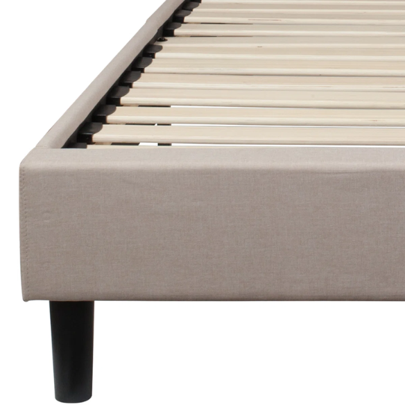 Elegant Button Tufted Upholstered Platform Bed Frame – Full Double Size with Modern Design