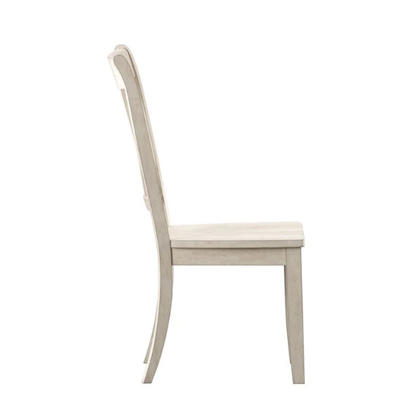 Farmhouse X-Back Solid Wood Dining Chairs (Set of 2) – Rustic Kitchen or Dining Room Seating