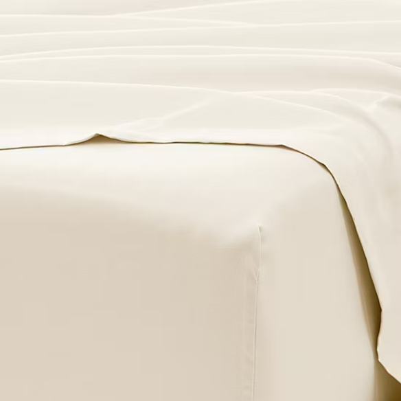 Ivory Deep Pocket Microfiber Sheet Set – 4-Piece Soft, Wrinkle-Free Bedding with Pillowcases