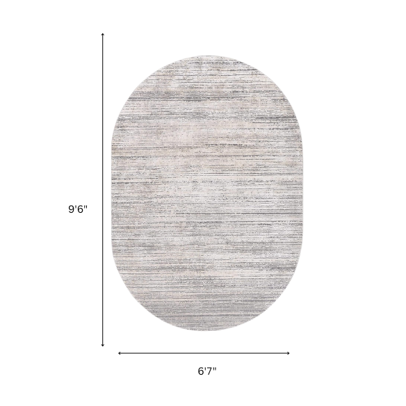 Modern Abstract Gray Area Rug – Stain-Resistant, High-Low Pile, Distressed Ivory Hues for a Relaxed, Stylish Touch