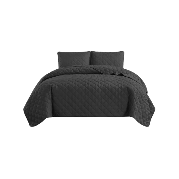 Microfiber Reversible Diamond Quilt Set – Soft, Stylish, and Hypoallergenic Bedding for Ultimate Comfort