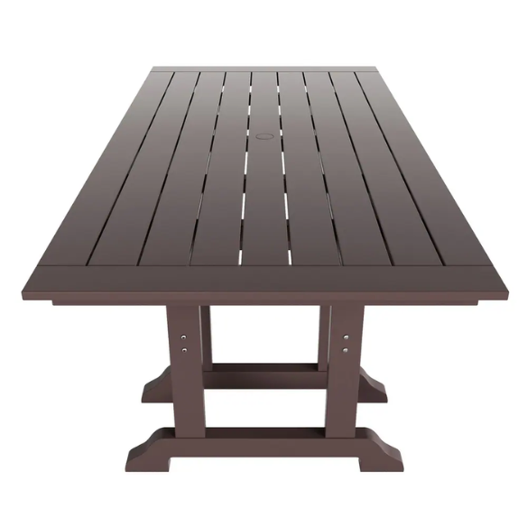 7-Piece Eco-Friendly All-Weather Outdoor Dining Set with Armchairs – Comfortable, Stylish, and Durable for Your Patio or Backyard