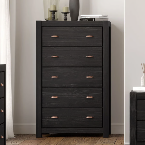 Elevate Your Bedroom with a 5-Piece King Bedroom Set – Solid Wood Construction, Ample Storage, and Timeless Sophistication at a Steal