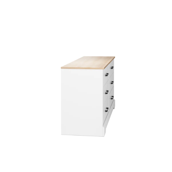 Rustic Modern 6-Drawer 53.25" W Double Dresser with Timeless Farmhouse Charm