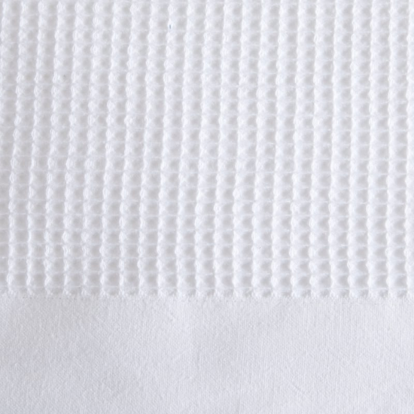 Cotton Waffle Weave Bed Blanket – White | All-Season Breathable Layer