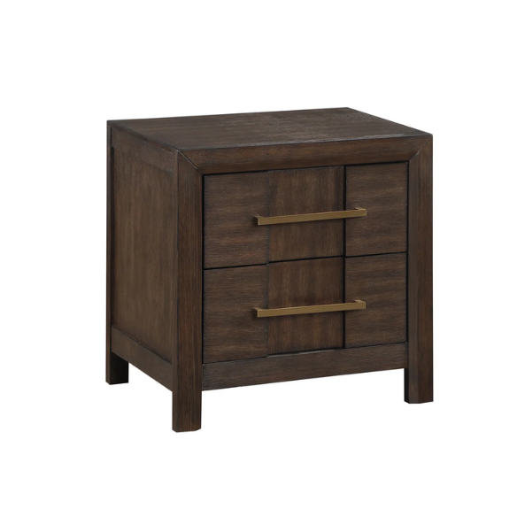 Modern Rustic Solid-Colored Wooden 5-Piece Full Double Size Bedroom Set – Stylish Design with Sturdy Construction and Timeless Appeal