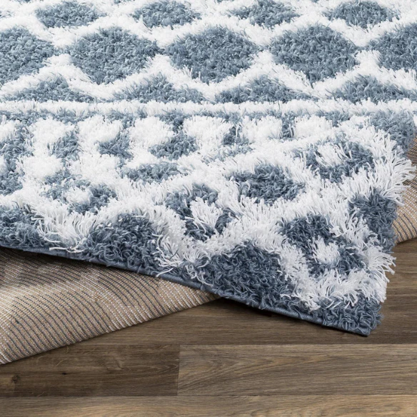 Soft Cozy Woven Shag Bohemian Tribal Area Rug