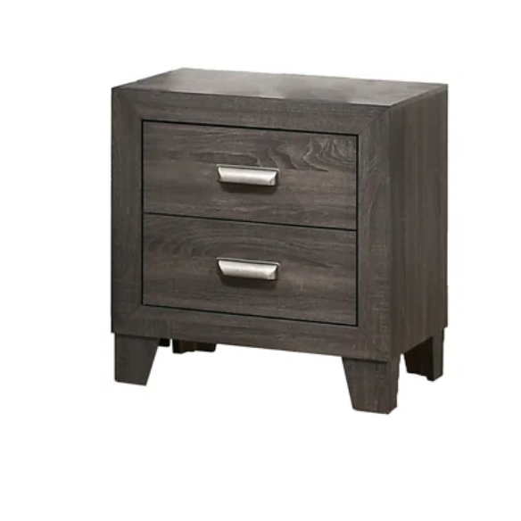 Rustic Gray Wooden 3-Piece Full Double Size Bedroom Set – Charming Design with Sturdy Craftsmanship and Timeless Appeal
