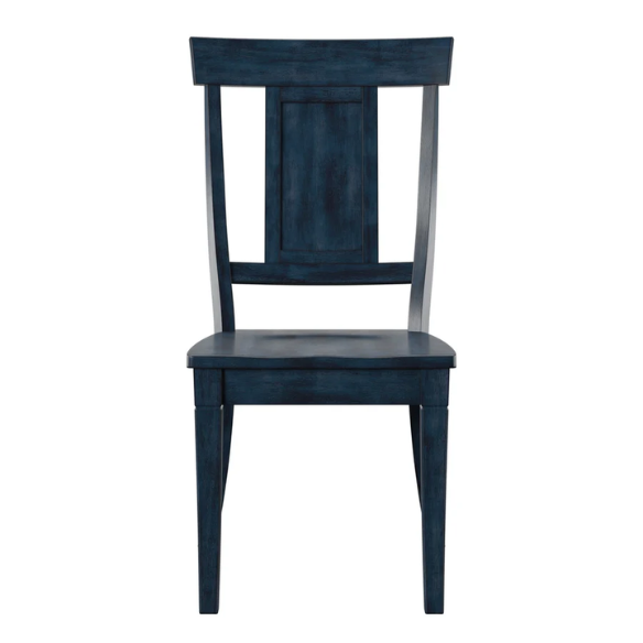 Solid Wood Slat Back Dining Chairs (Set of 2) – Farmhouse Style Seating
