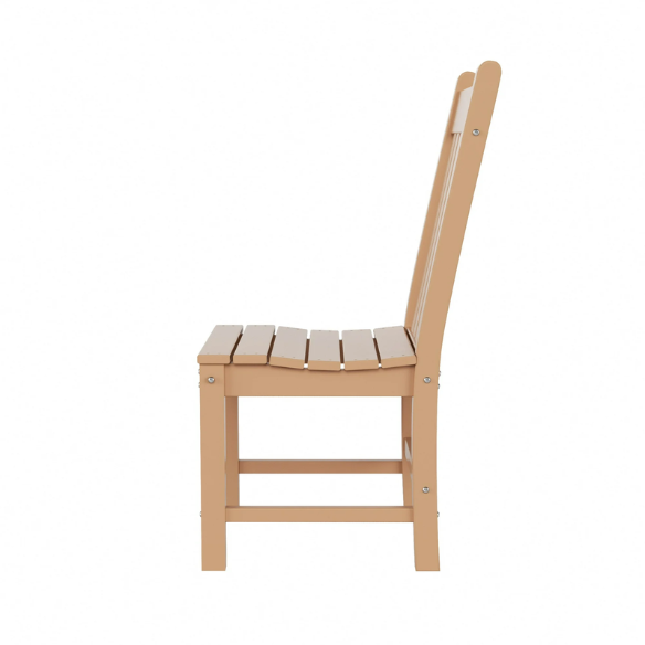 All-Weather Outdoor Patio Dining Chair with Arms – Durable HDPE Construction for Long-Lasting Comfort and Style
