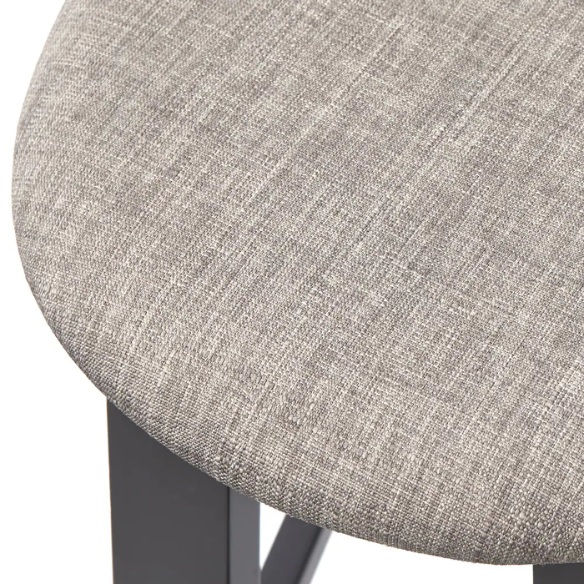 5-Piece Compact Round Dining Set – Space-Saving Design with Vegan Leather or Fabric Seats