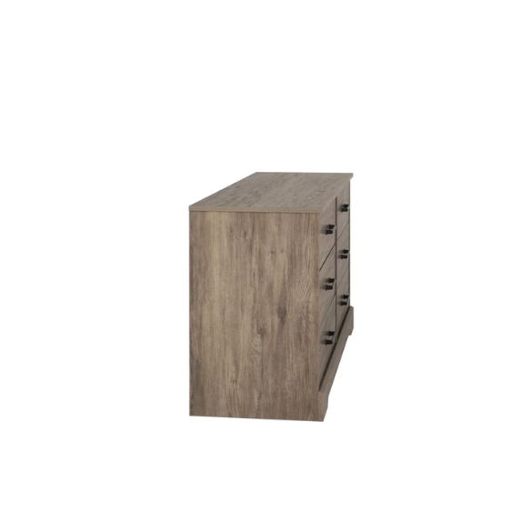 Rustic Modern 6-Drawer 53.25" W Double Dresser with Timeless Farmhouse Charm