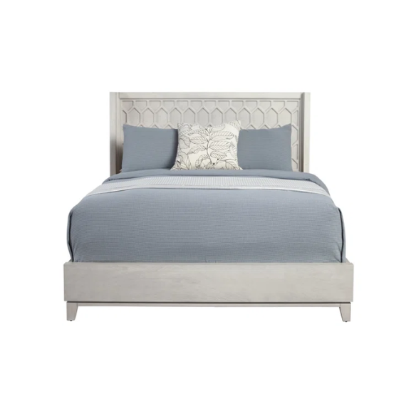 Modern Panel Configurable Bedroom Set with Honeycomb Design Headboard – Stylish and Contemporary with Sleek Lines and Sophisticated Appeal