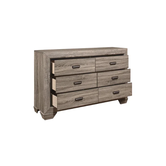 Luxurious Rustic Twin 4-Piece Solid Wood Bedroom Set: Timeless Style Meets Comfort