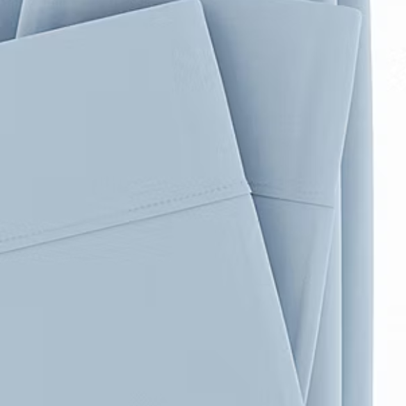 Light Blue Deep Pocket Microfiber Sheet Set – 4-Piece Soft, Wrinkle-Free Bedding with Pillowcases
