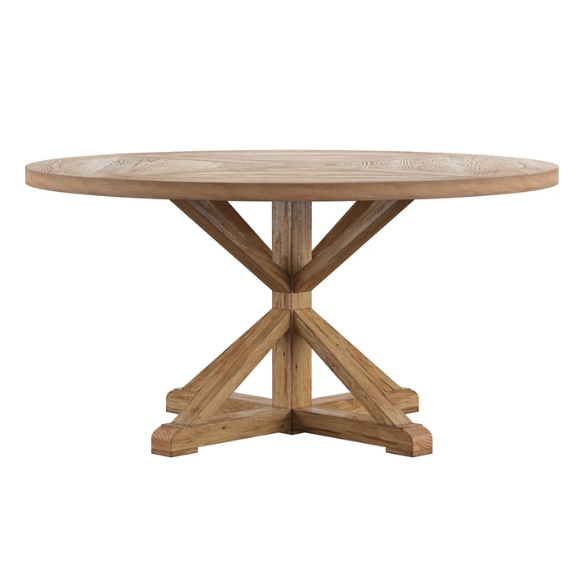 Modern Fabric and Wood Dining Set – Where Elegance Meets Comfort and Style