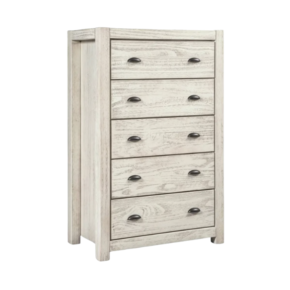 Elevate Your Bedroom with a 5-Piece King Bedroom Set – Solid Wood Construction, Ample Storage, and Timeless Sophistication at a Steal