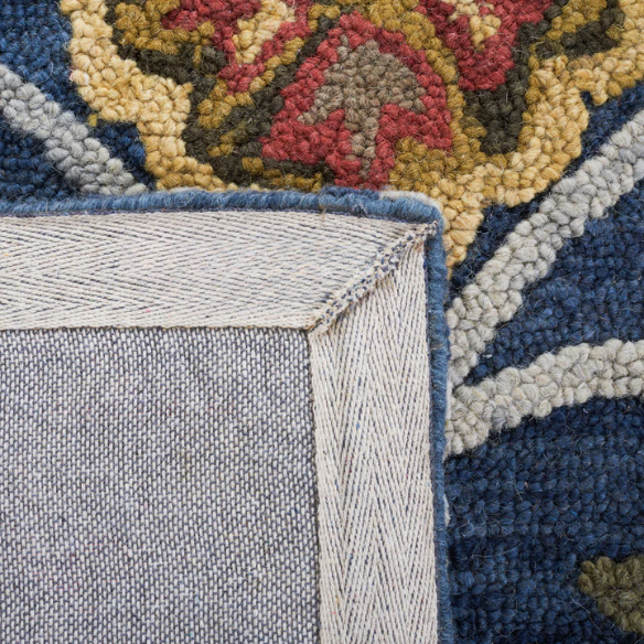 Tufted Wool Area Rug – Luxurious Floral Design