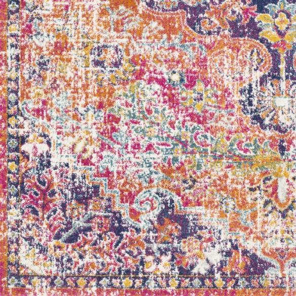 Timeless Traditional Woven Area Rug – Machine-Woven Polypropylene, Medium Pile, Durable and Easy to Clean