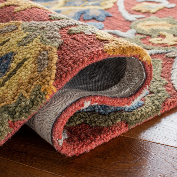 Tufted Wool Area Rug – Luxurious Floral Design