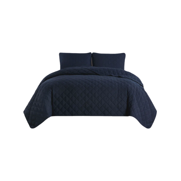 Microfiber Reversible Diamond Quilt Set – Soft, Stylish, and Hypoallergenic Bedding for Ultimate Comfort