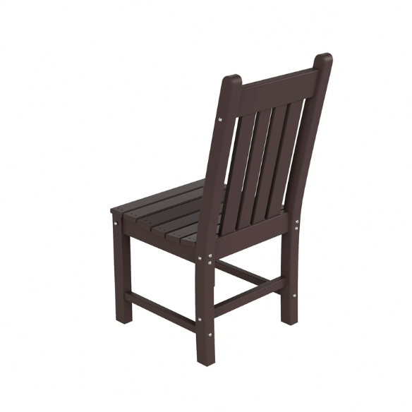 All-Weather Outdoor Patio Dining Chair with Arms – Durable HDPE Construction for Long-Lasting Comfort and Style