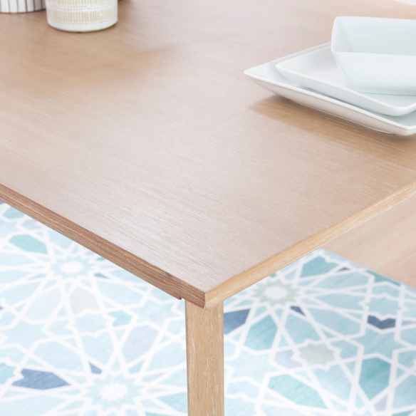 Mid-Century Modern 7-Piece Dining Set for 6 – Ideal for Family Meals and Gatherings