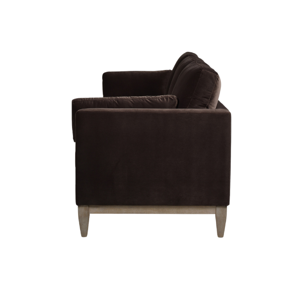 Modern Farmhouse Velvet Upholstered Pillow-Back Sofa – Cozy, Stylish Comfort for Your Living Room