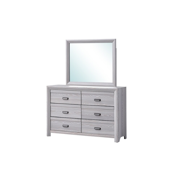 5-Piece Gray Panel Bedroom Set – Understated Elegance with Modern Minimalism, Sleek Lines, and Timeless Style