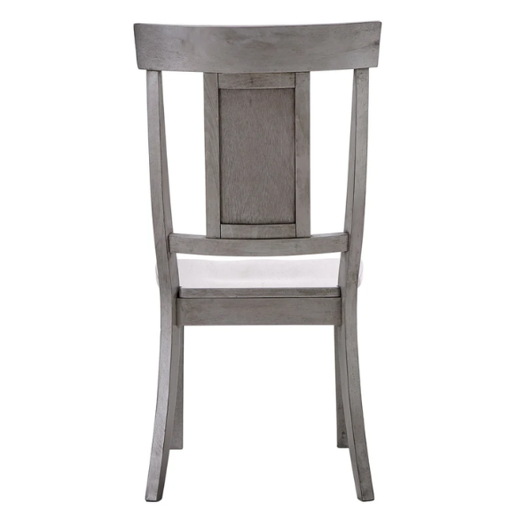 Solid Wood Slat Back Dining Chairs (Set of 2) – Farmhouse Style Seating