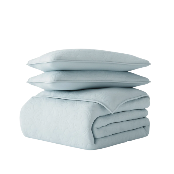 Lightweight Ultra Soft Quilt Set – Stain-Resistant, Machine Washable Bedding