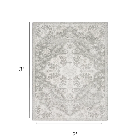 Timeless Traditional Woven Area Rug – Machine-Woven Polypropylene, Medium Pile, Durable and Easy to Clean