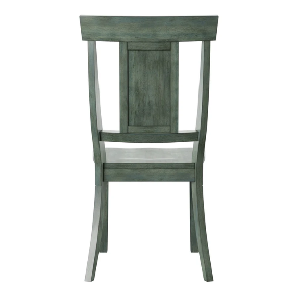 Solid Wood Slat Back Dining Chairs (Set of 2) – Farmhouse Style Seating