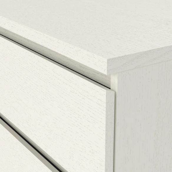 Versatile 60.5" 6-Drawer Double Dresser with Smooth Metal Glides and Clean-Lined Silhouette