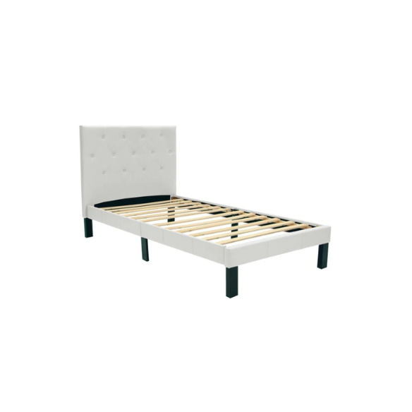 Stylish 4-Piece White Twin Bedroom Set – Complete Bedroom Furniture Collection