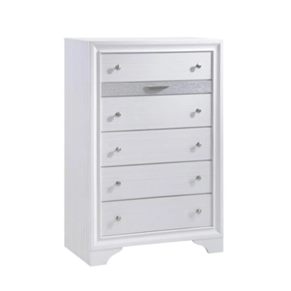 Minimalist Elegance Platform 5-Piece Queen Bedroom Set – Stylish, Cozy, and Tastefully Adorned