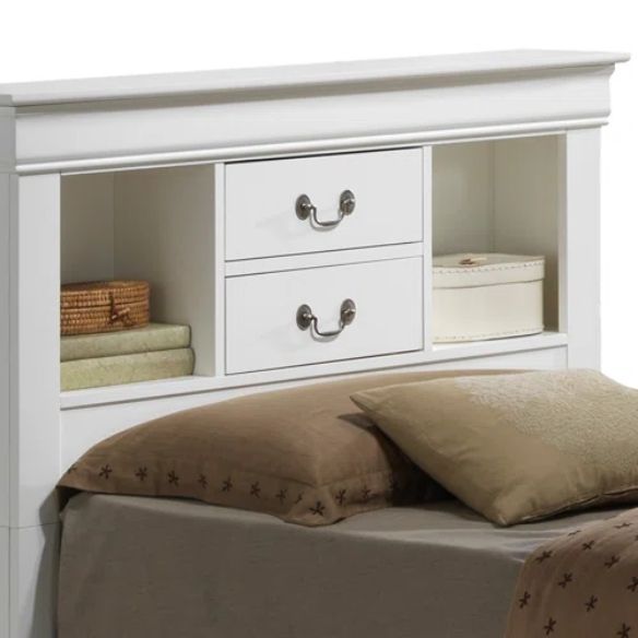 Wooden Bookcase Storage Twin Bed – Space-Saving Design with Stylish Shelving