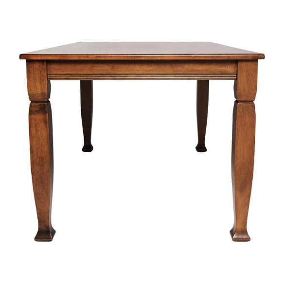 Classic Wood Dining Table with Sculpted Decorative Legs – Timeless Elegance & Durability for Every Dining Occasion