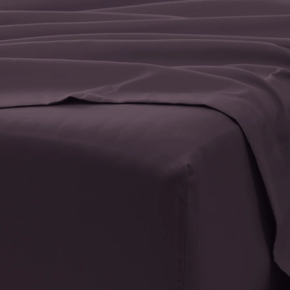 Purple Deep Pocket Microfiber Sheet Set – 4-Piece Soft, Wrinkle-Free Bedding with Pillowcases