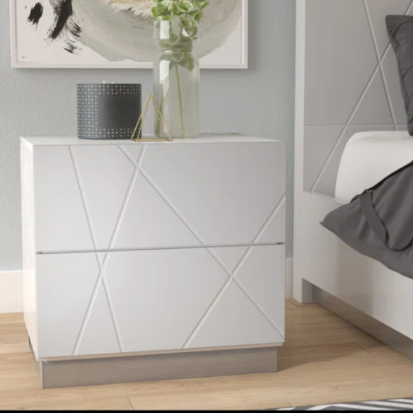 Contemporary Elegance: Sleek Twin Bed for Modern Living