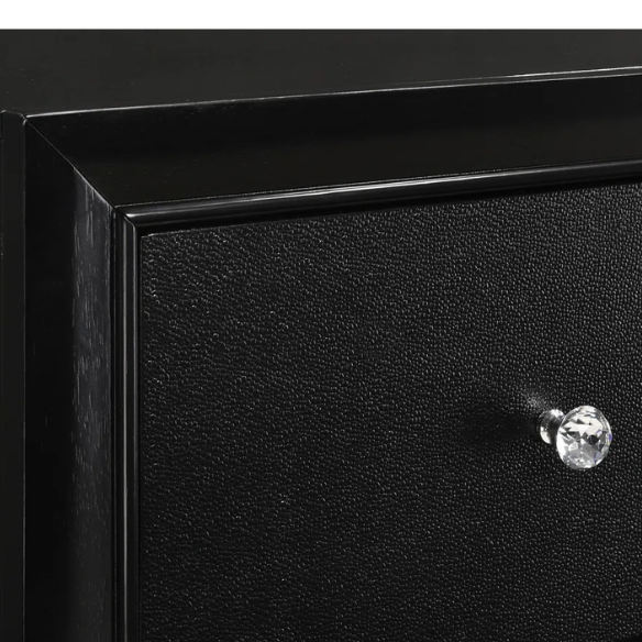 LED-Lit Black Framed 3-Piece Twin Bedroom Set – Modern, Stylish, & Illuminated Design