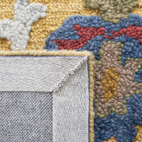 Tufted Wool Area Rug – Luxurious Floral Design