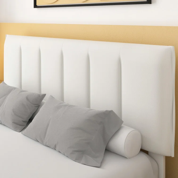 Velvet Upholstered Queen Size Platform Bed with Adjustable Headboard and 4 Storage Drawers