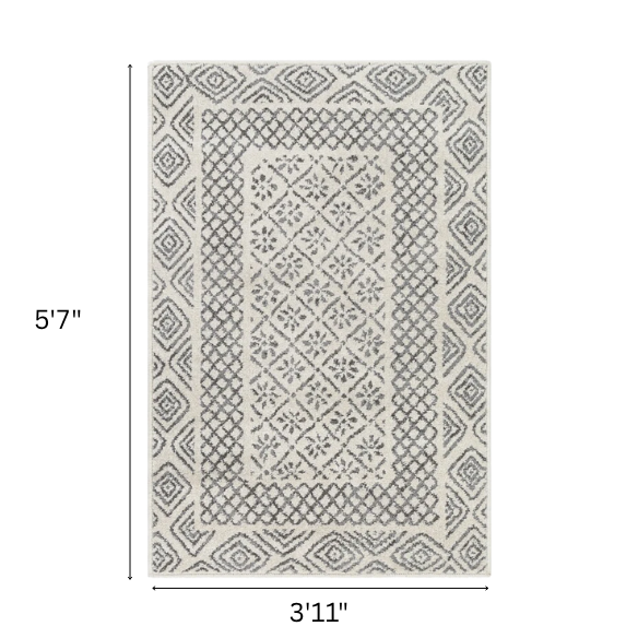 Elegant Light Beige Area Rug – Versatile