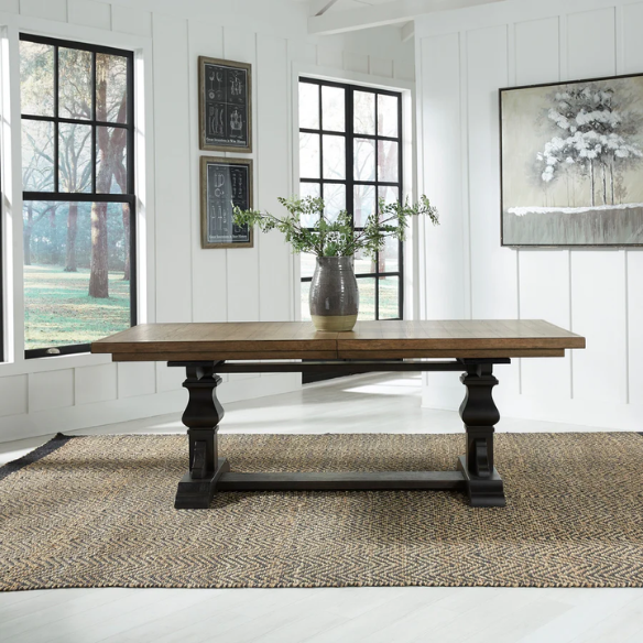 Classic Vintage Trestle Dining Table – Timeless Charm with a Modern Twist