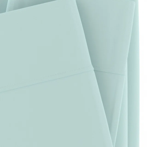 Seafoam Green Deep Pocket Microfiber Sheet Set – 4-Piece Soft, Wrinkle-Free Bedding with Pillowcases